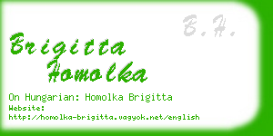 brigitta homolka business card